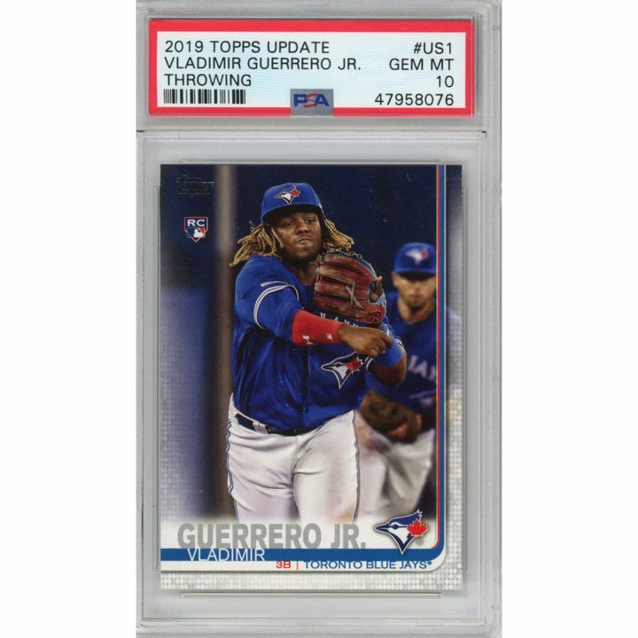 Graded 2019 Topps Update VLADIMIR VLAD GUERRERO JR. #US1 Rookie RC Card PSA 10