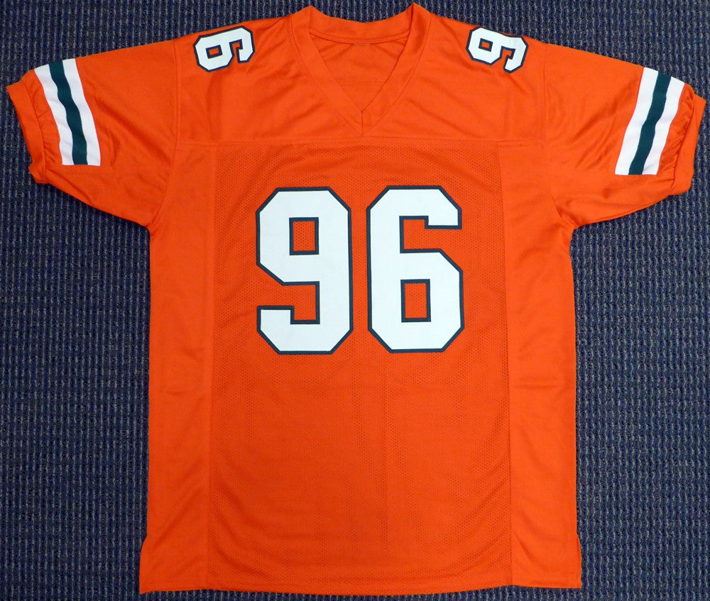 Miami Hurricanes Cortez Kennedy Autographed Signed Orange Jersey Beckett