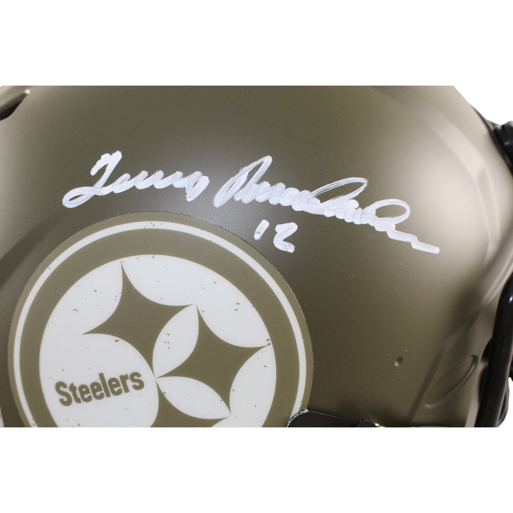 Terry Bradshaw Autographed Pittsburgh Steelers Pro 22 STS Helmet Beckett W 56882