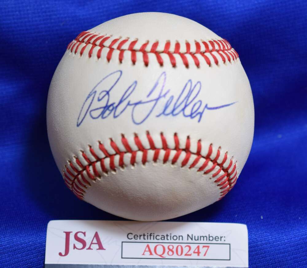 Bob Feller JSA American League Signed Baseball Autograph