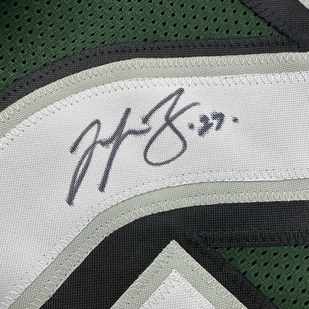 Autographed/Signed Malcolm Jenkins Philadelphia Green Jersey Beckett BAS COA
