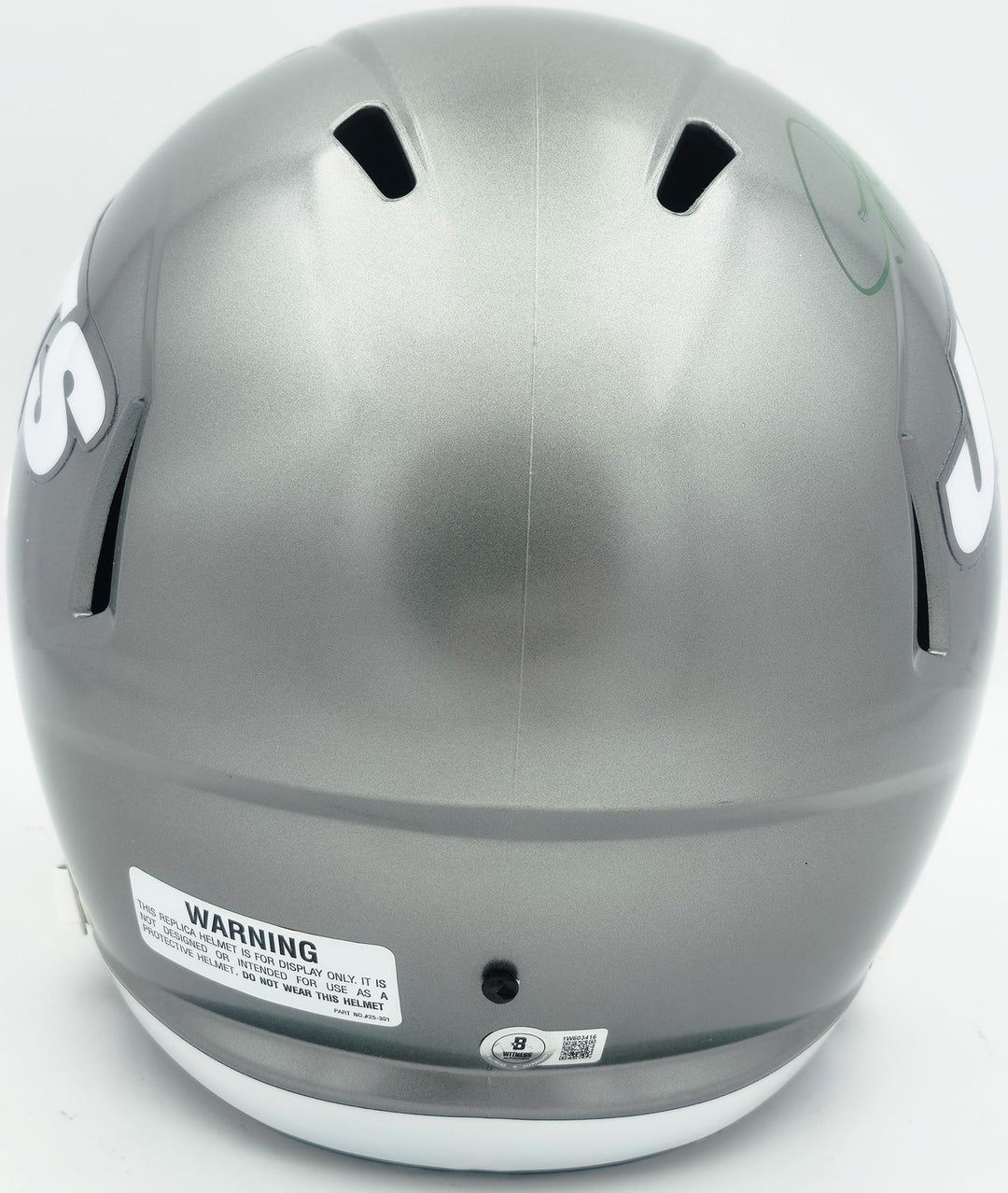 LaDainian Tomlinson Auto Jets Flash Gray Full Size Speed Replica Helmet HOF 17
