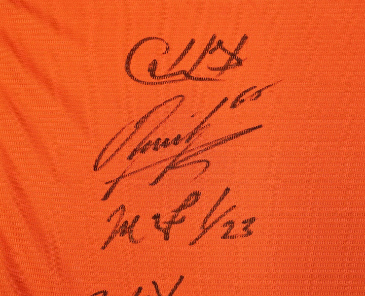 Astros 22 WS Champ Auto Orange Nike Jersey 14 Sig Jose Altuve Yordan Alvarez BAS