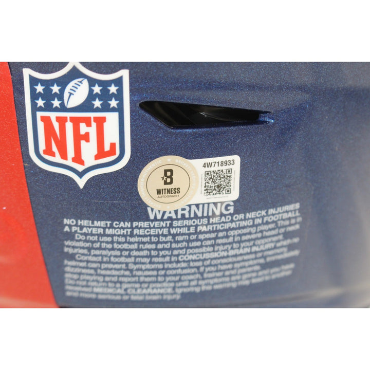 Abdul Carter Autographed New York Giants SpeedFlex Helmet G Men Beckett W 56885