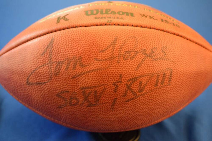 Tom Flores PSA DNA Autograph Official NFL Signed Football SB XV &XIII