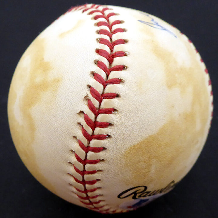 Joe Moore Autographed Signed Official NL Baseball New York Giants Beckett BAS