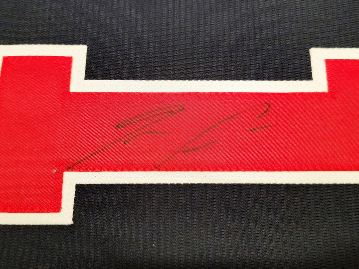 Atlanta Braves Ronald Acuna Jr. Autographed Signed Blue Nike Jersey Size L JSA
