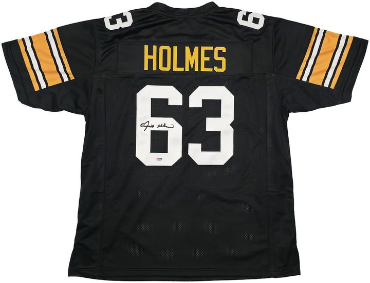 Pittsburgh Steelers Ernie Holmes Autographed Black Jersey PSA/DNA