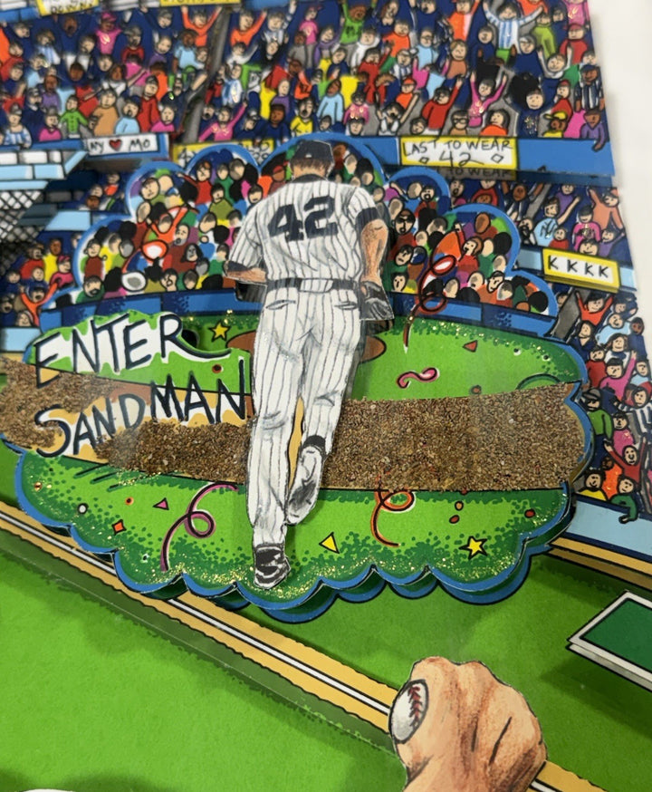 Mariano Rivera Ny Yankees Fazzino Signed 3D Framed Art Yankee Stadium 3/15 TP