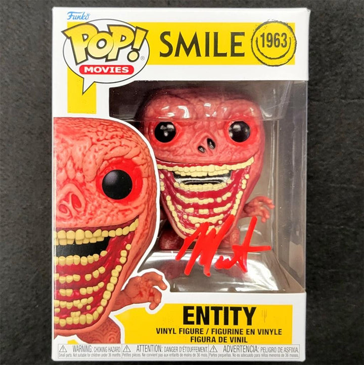 Marti Matulis signed Smile "Entity" Funko Pop 1963 autograph Beckett BAS Witness