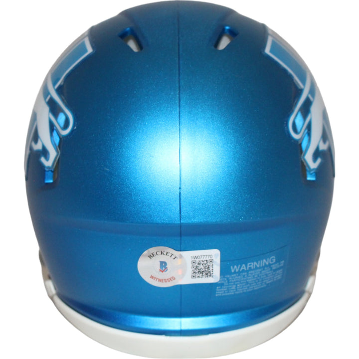 Sam LaPorta Autographed Detroit Lions Alt 23 Mini Helmet Beckett 43219