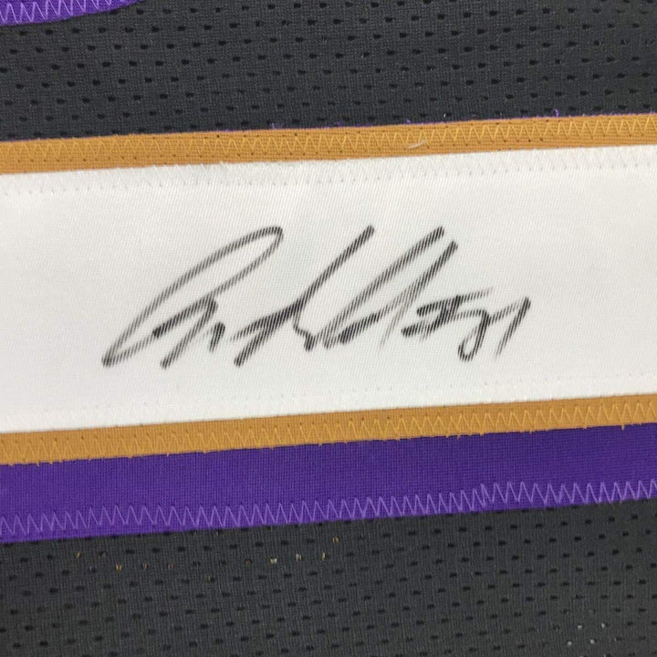 Autographed/Signed ANQUAN BOLDIN Baltimore Black Football Jersey Beckett BAS COA