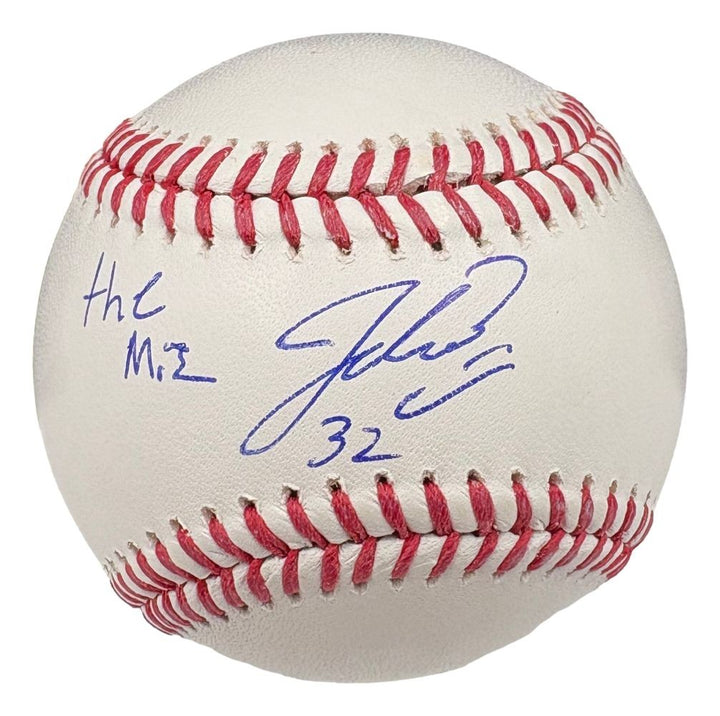 Jacob Misiorowski Brewers Signed Official MLB Baseball The Miz Prova Hologram