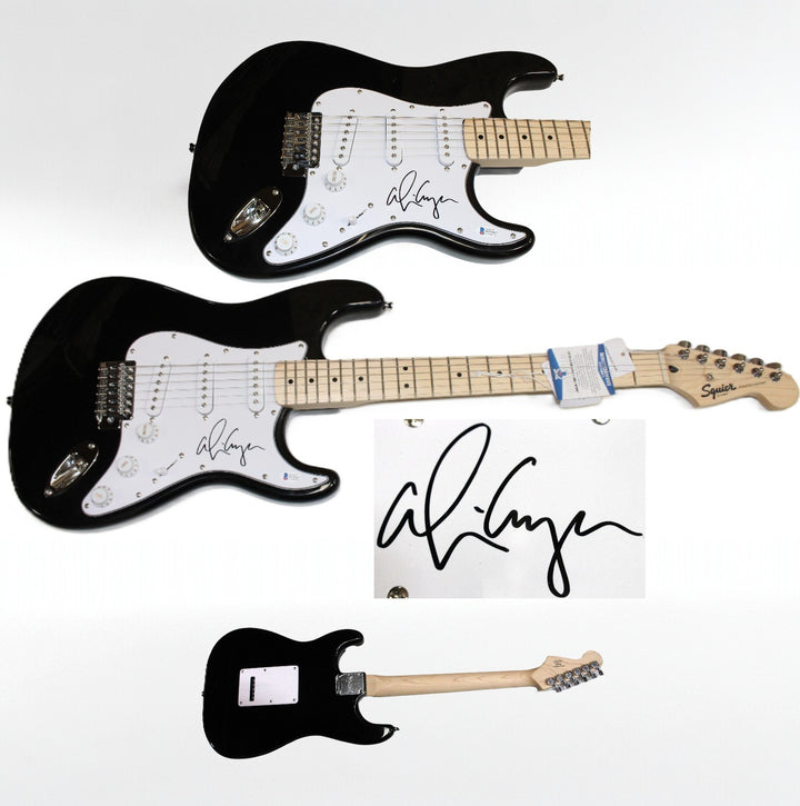 Alice Cooper Autographed/Signed Full-Size Electric Guitar Beckett Witness 59274