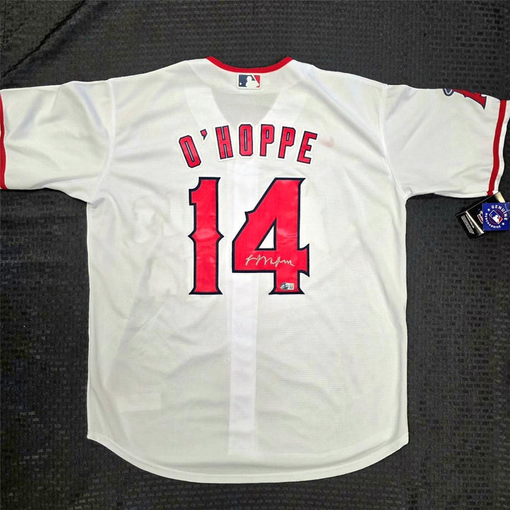 Logan O'Hoppe signed Angels Jersey autograph ~ Beckett BAS