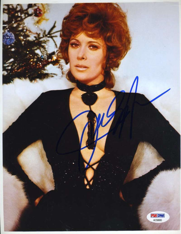 Jill St John Psa Dna Coa Hand Signed James Bond 8x10 Photo Autographed