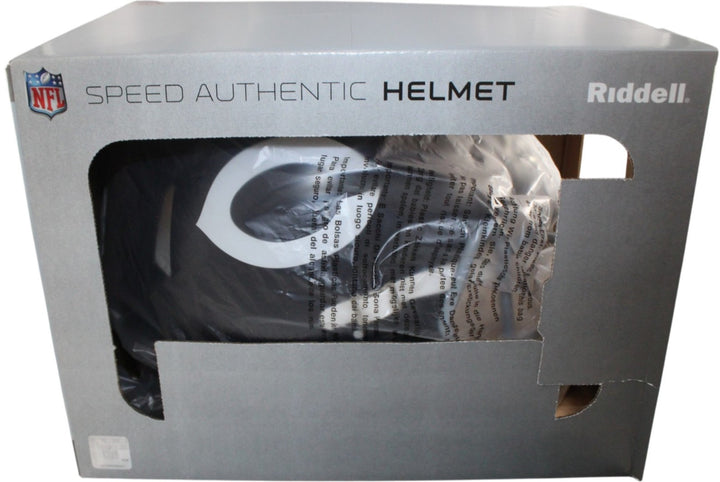 Jim McMahon Autographed Chicago Bears Authentic TB Helmet Beckett Witness 55377