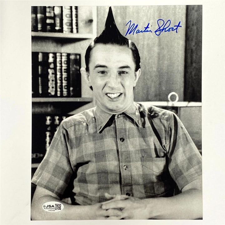 Martin Short signed Ed Grimley SNL 8x10 Photo Poster autograph ~ JSA