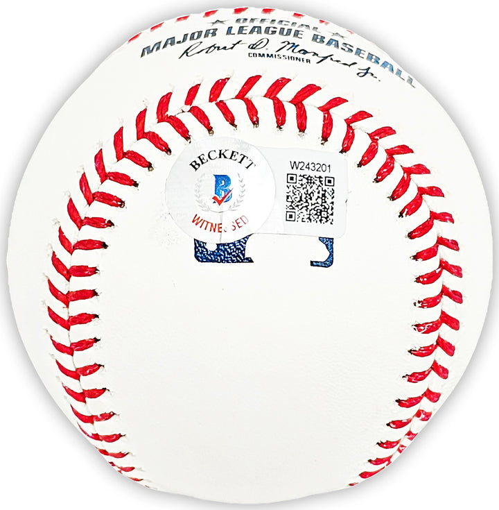 Ken Griffey Jr. & Sr. Auto MLB Baseball Mariners Back To Back HR 9/14/90 Beckett