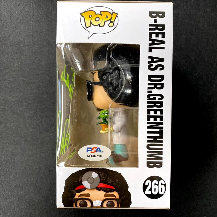 B-Real signed "Dr. Greenthumb" Cypress Hill Funko Pop! 266 figure auto PSA