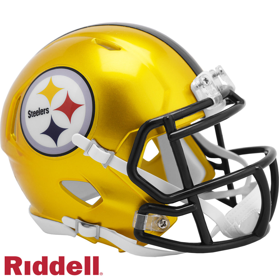 Pittsburgh Steelers Flash Speed Mini Helmet Riddell New In Box 30735