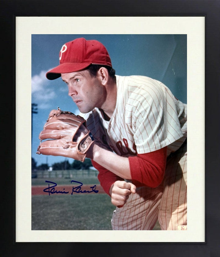 Robin Roberts signed Philadelphia Phillies MLB 8x10 Photo Framed - COA (HOF)