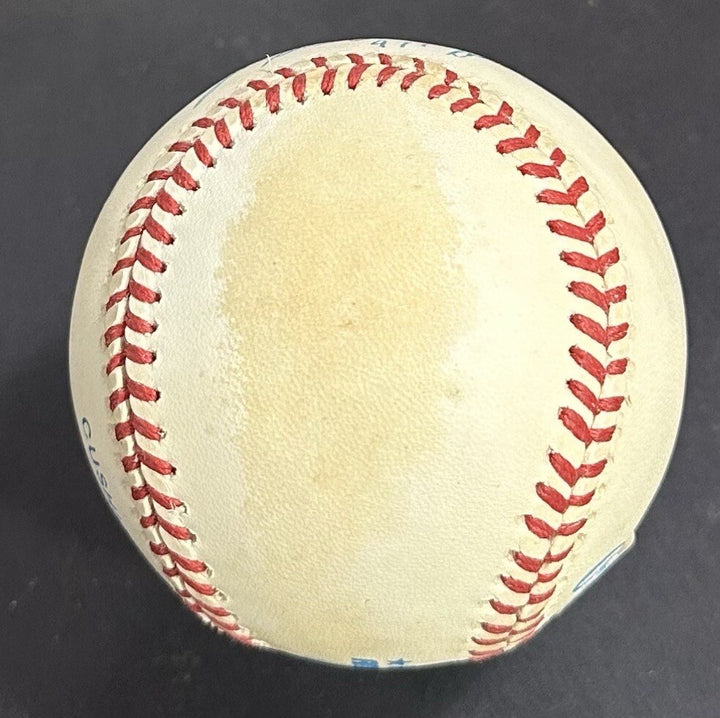 Lee Smith Signed Official AL Baseball 471 Saves Auto Cardinals Cubs PSA COA HOF