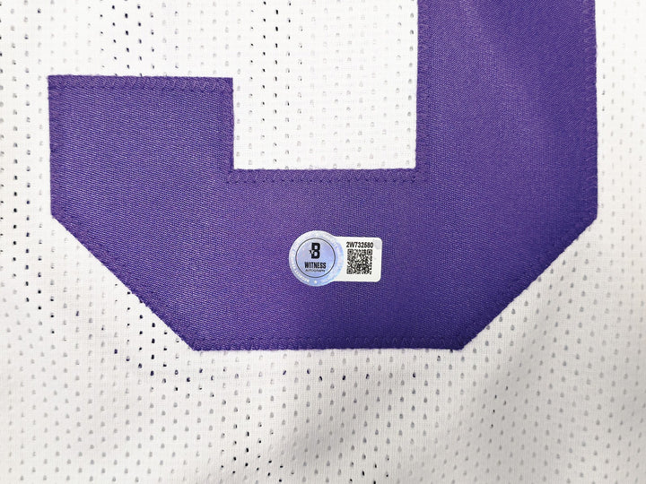 LSU Tigers Odell Beckham Jr. Signed White Jersey Beckett Wit
