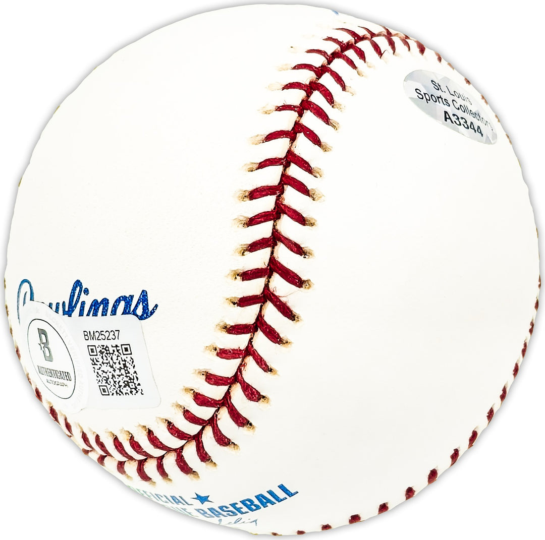 Jerry Buchek Autographed MLB Baseball Cardinals 1st Run Busch Beckett BM25237