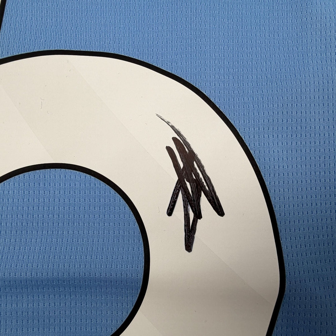 Autographed/Signed Mario Balotelli Manchester City Blue Jersey Beckett COA