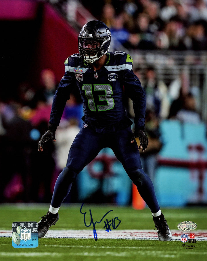 Ernest Jones IV Signed 8x10 Photo Seattle Seahawks MCS Holo