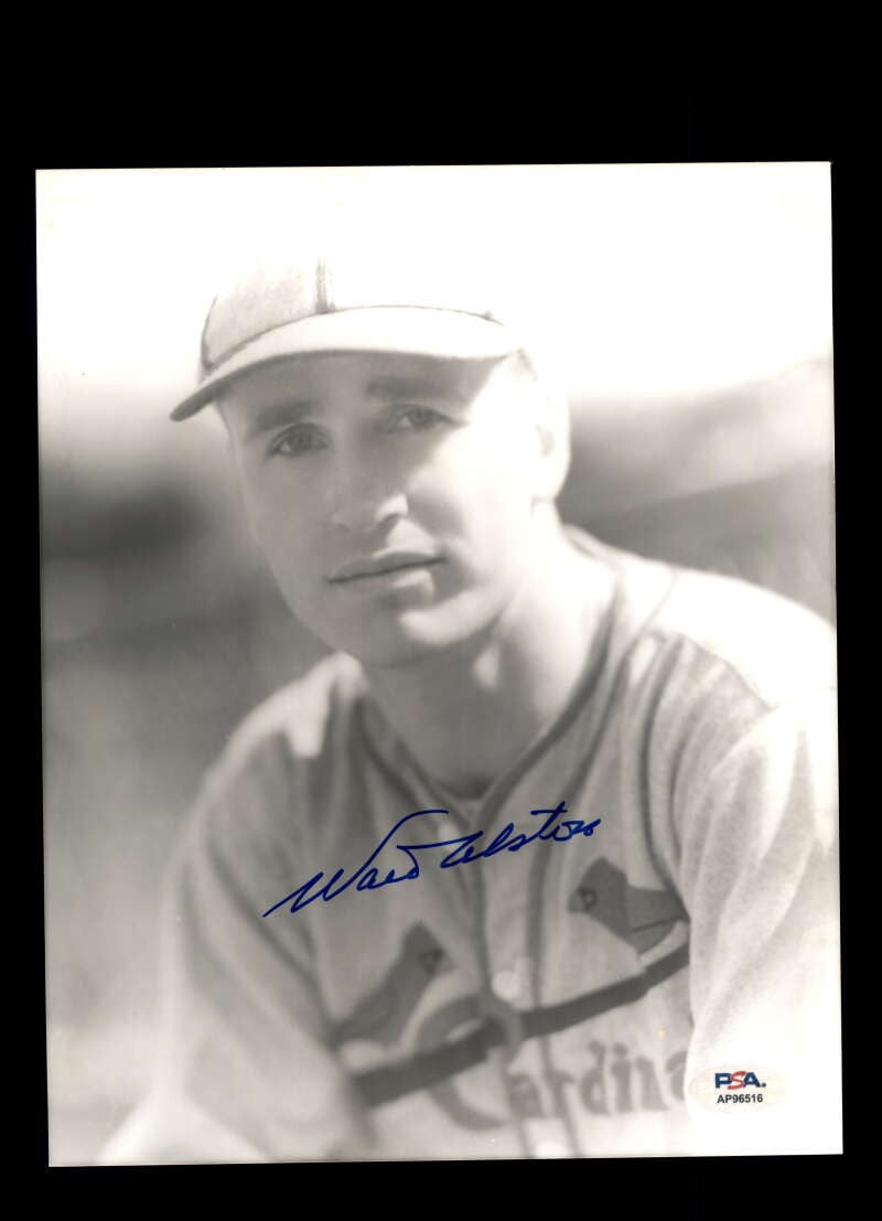 Walter Alston PSA DNA Signed 8x10 Photo Autograph Cardinals