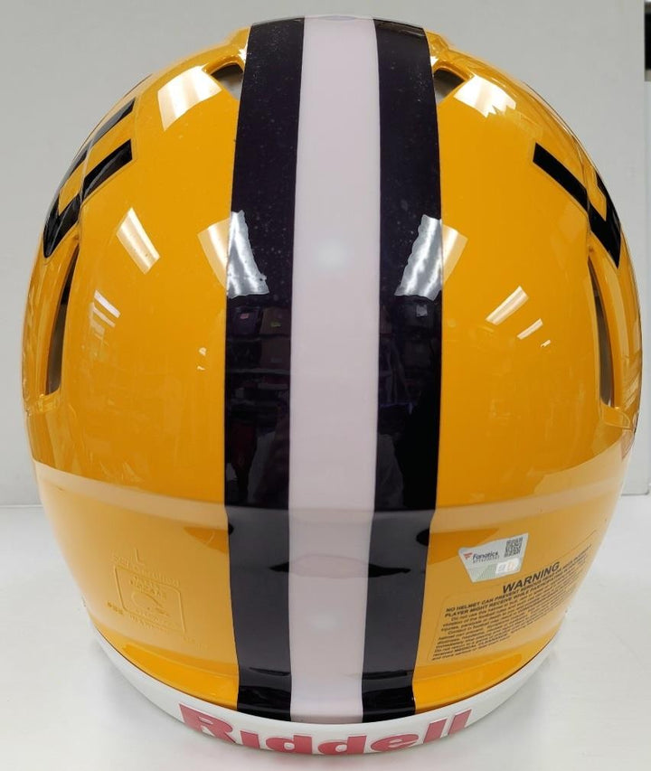 Jayden Daniels signed LSU Tigers Full Size Authentic Speed Helmet ~ Fanatics