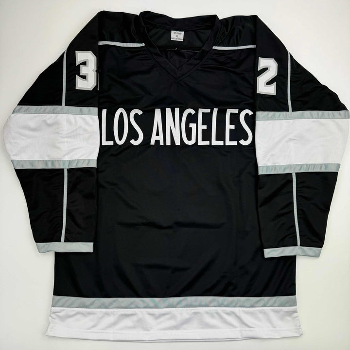 Autographed/Signed Jonathan Quick Los Angeles LA Black Jersey JSA COA