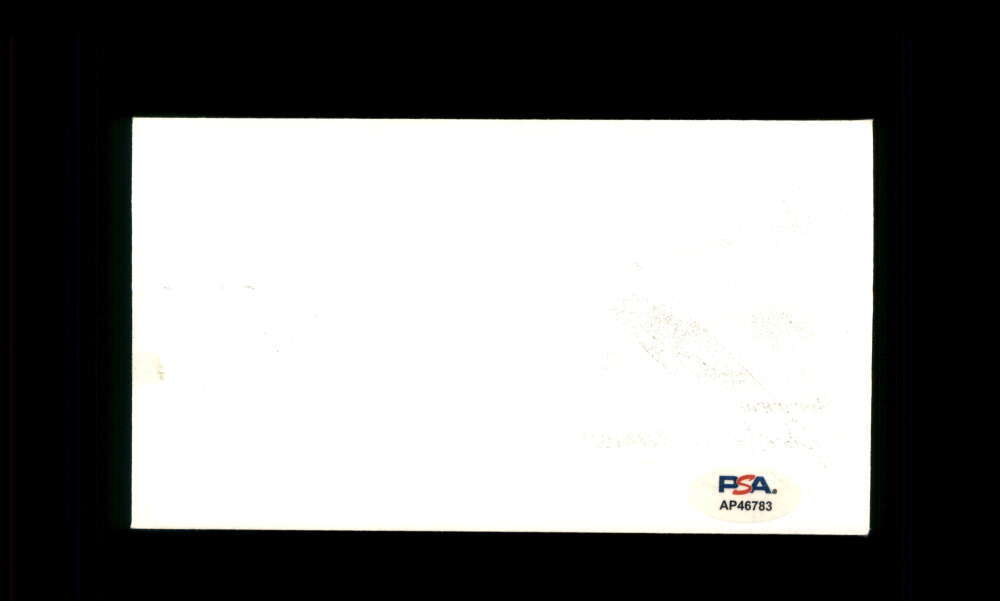 Charles O Finley PSA DNA Signed 1982 First Day Cover Cache FDC Autograph