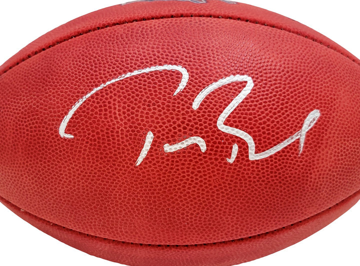 Tom Brady Signed Official SB XXXVI Leather Football Patriots Fanatics Holo