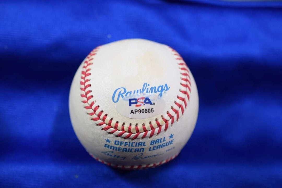 Mel Stottlemyre PSA DNA Autograph American League OAL Signed Baseball Yankees