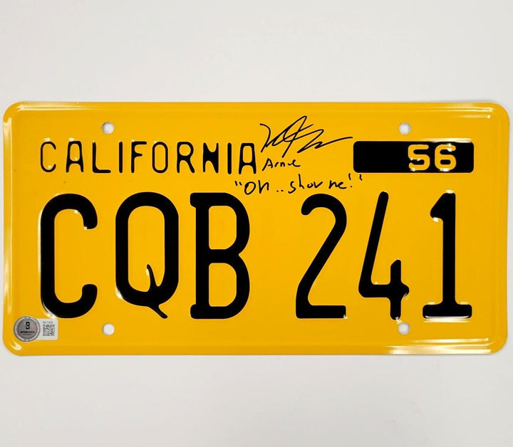 Keith Gordon signed "Arnie" Christine License Plate autograph ~ Beckett BAS