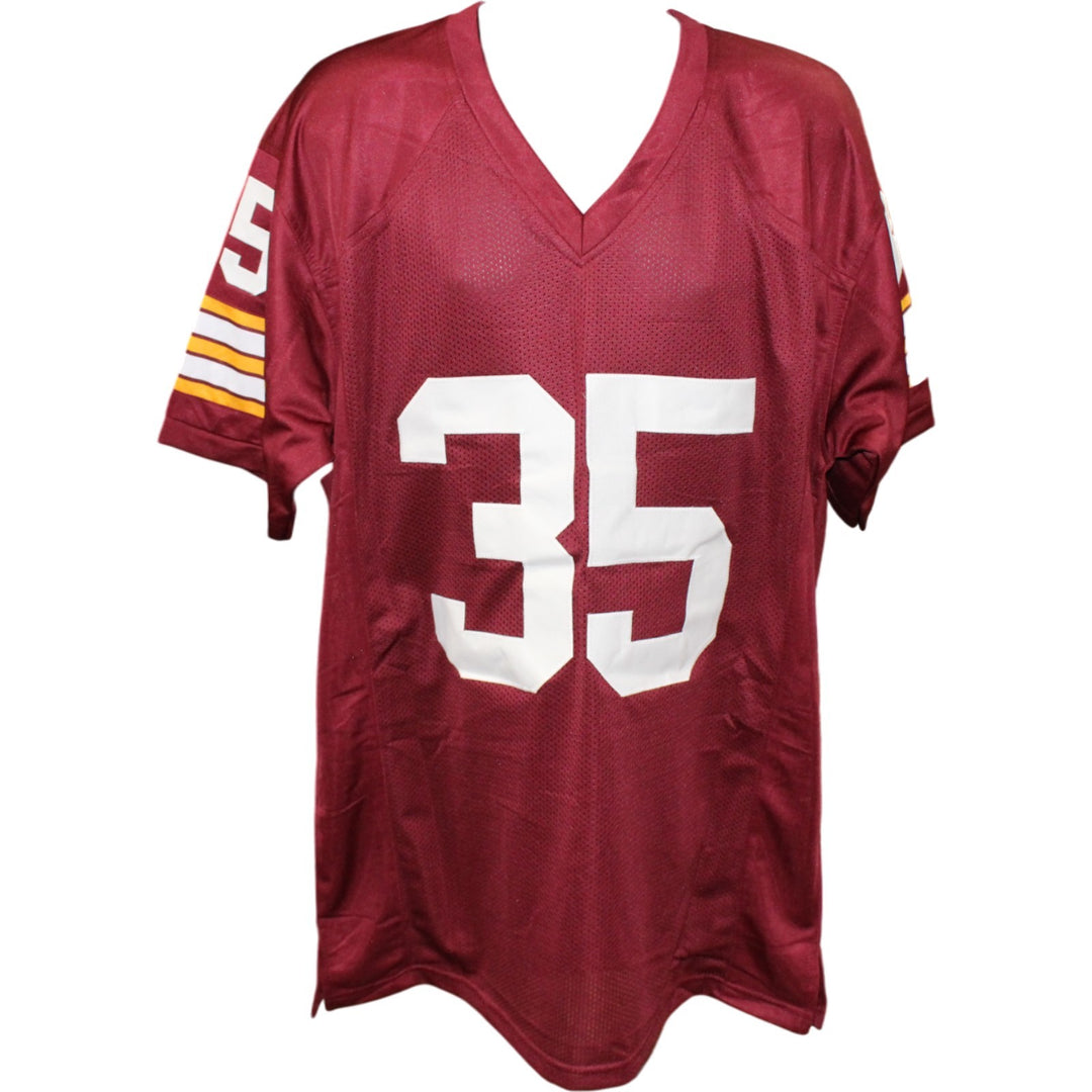 Calvin Hill Autographed Pro Style XL Red Jersey HTTR Beckett Witness 54294