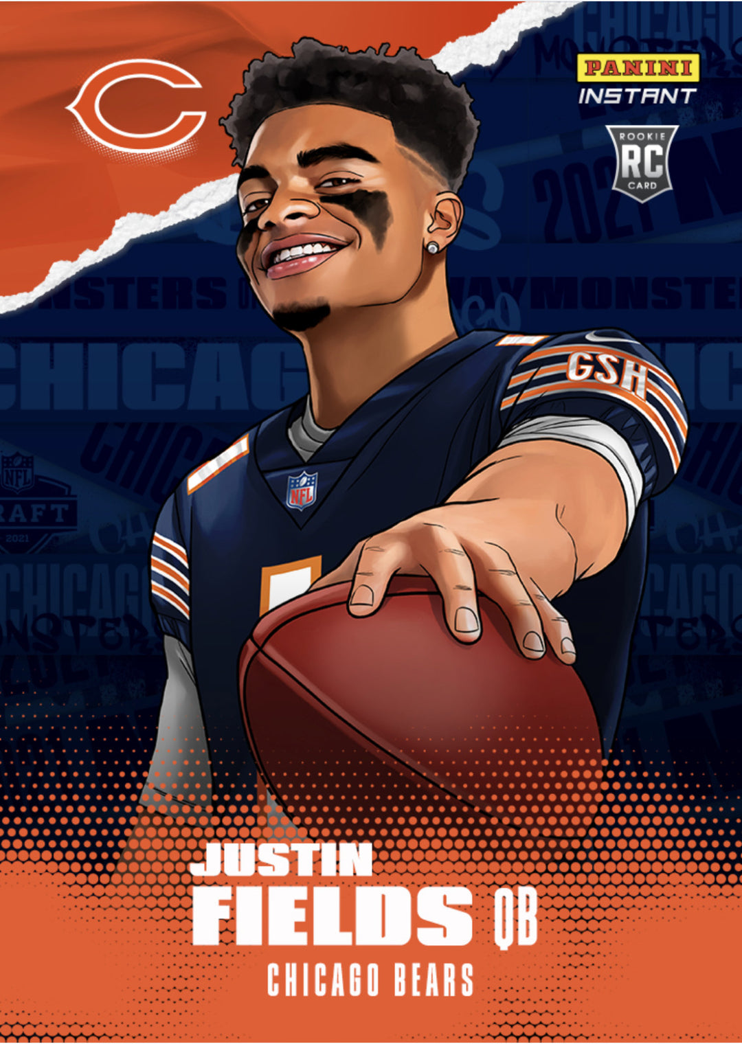 2021 PANINI INSTANT 7 CARD ILLUSTRATION SERIES SET LAWRENCE WILSON JONES FIELDS+