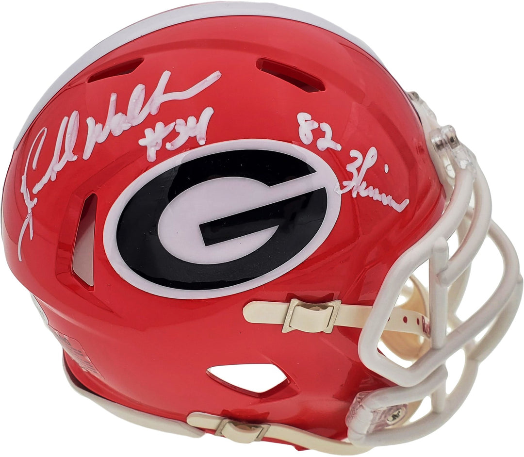 Herschel Walker Signed Georgia Bulldogs Speed Mini Helmet "Heisman 82" Beckett