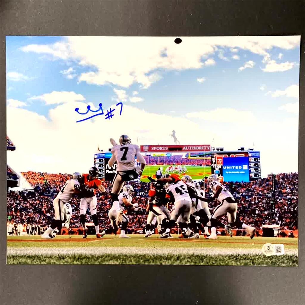 Marquette King signed Oakland Raiders 11x14 photo autograph ~ Beckett BAS