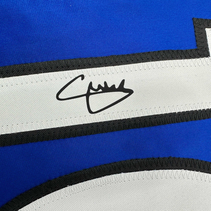 Facsimile Autographed Christian Pulisic Chelsea FC Blue Reprint Jersey Men's XL