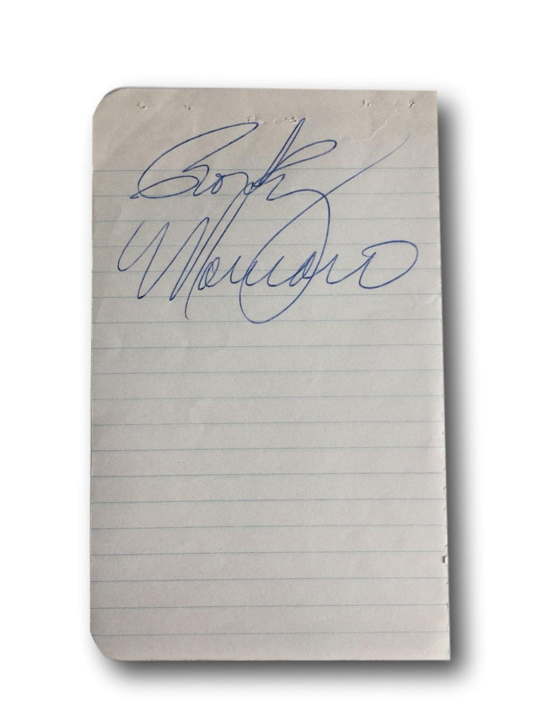 Rocky Marciano Signed Cut JSA COA Autograph Full Signature LOA  D.1969