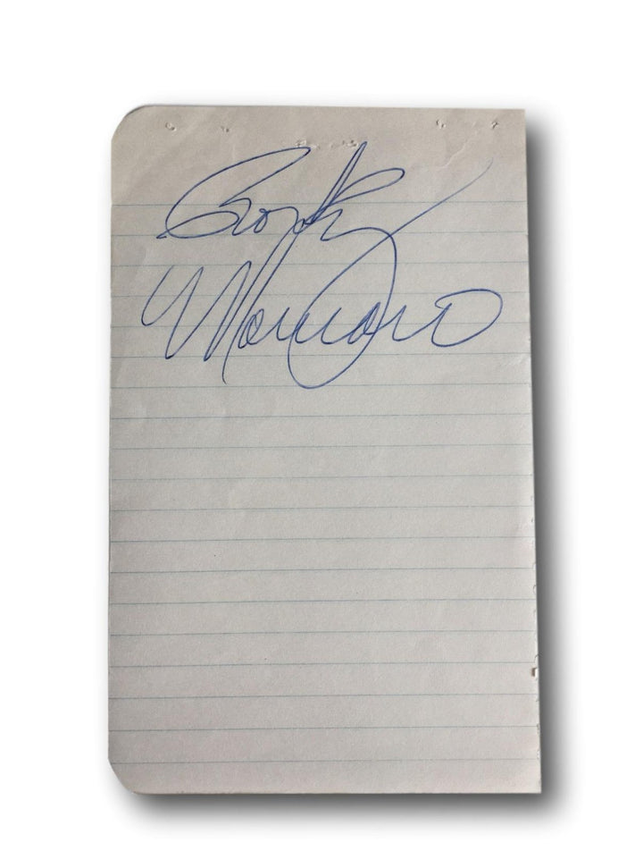 Rocky Marciano Signed Cut JSA COA Autograph Full Signature LOA  D.1969