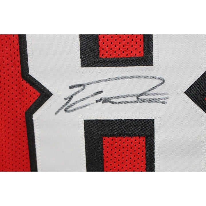 George Kittle Autographed Pro Style Size XL Red Jersey Beckett Witness 55460