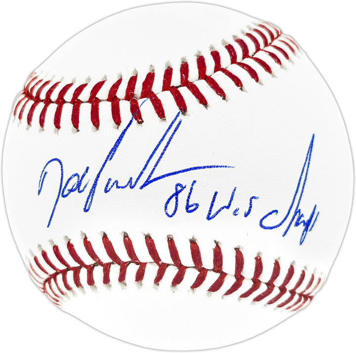 Dwight "Doc" Gooden Signed MLB Baseball New York Mets "86 WS Champs" Beckett Wit