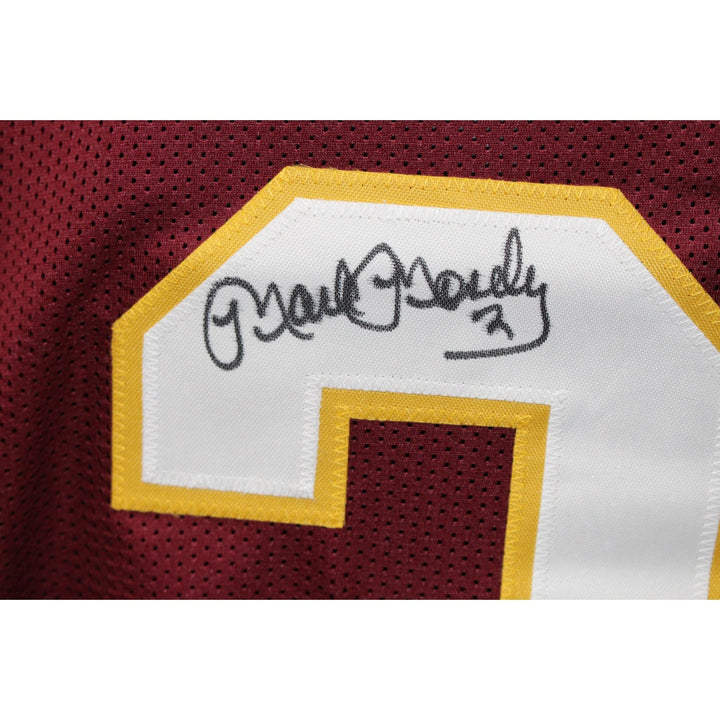 Mark Moseley Autographed Pro Style XL Red Jersey 82 MVP Beckett Witness 54291
