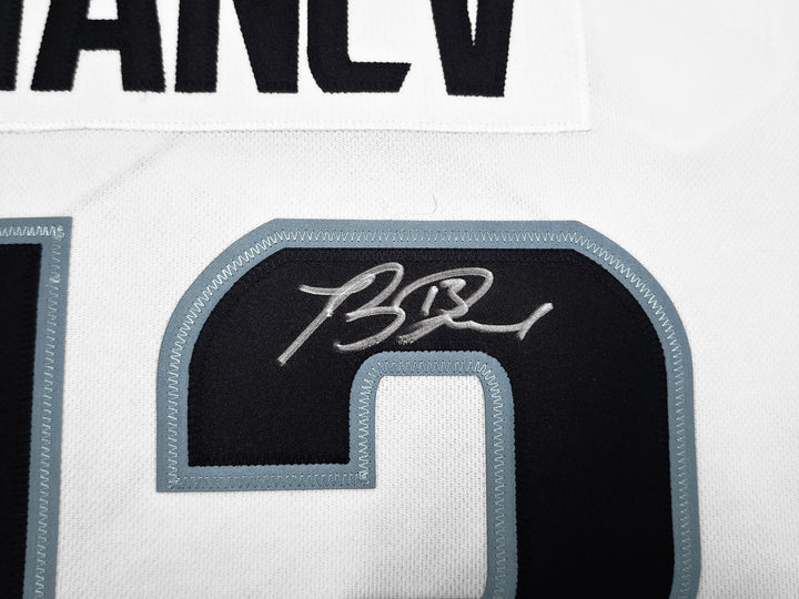 Seattle Kraken Brandon Tanev Auto White Adidas Inaugural Season Jersey 54 Turbo