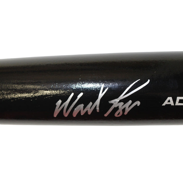 Wade Boggs Autographed Boston Red Sox Black Baseball Bat Beckett Witness 58185